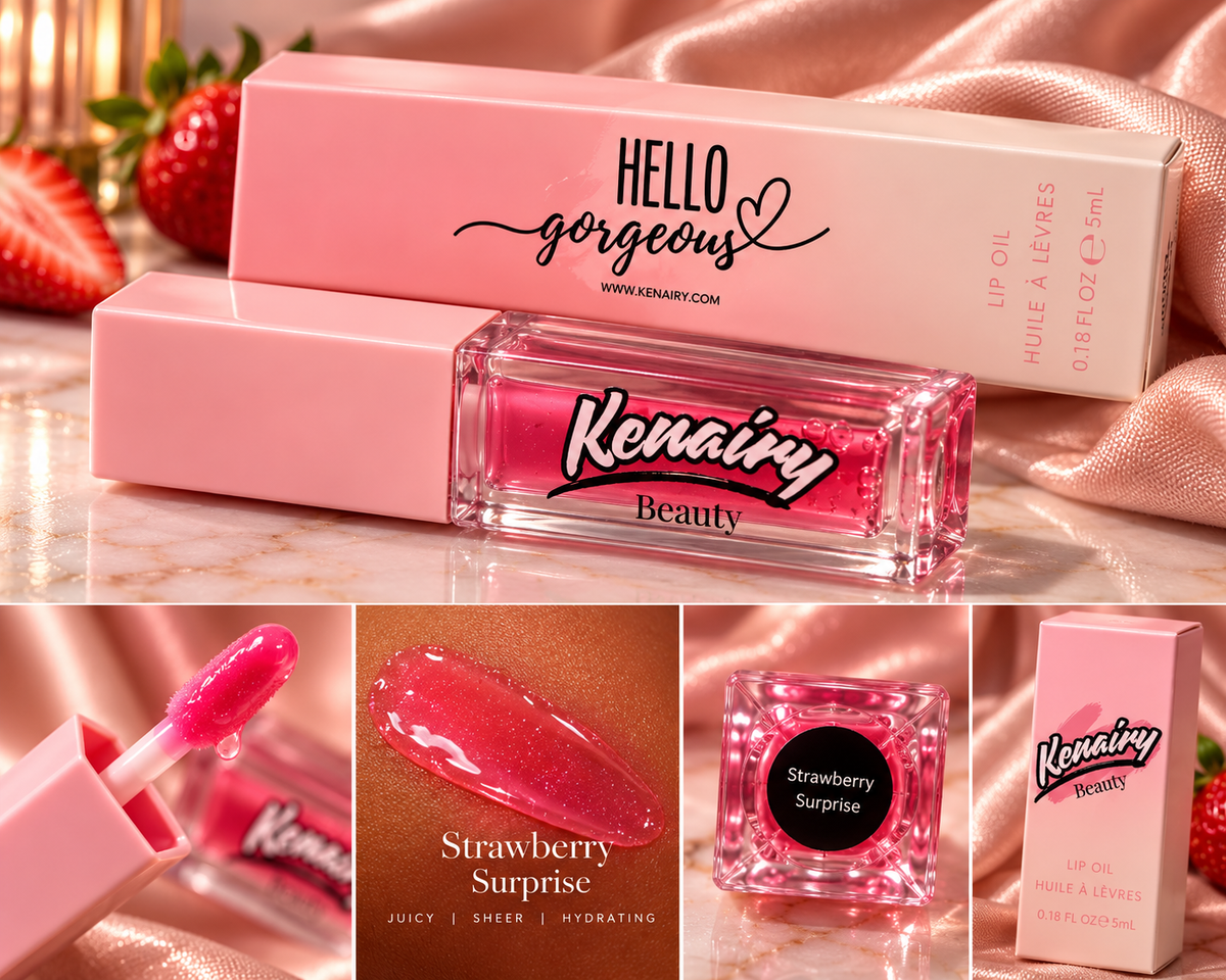 Strawberry Surprise Glossy Lip Oil